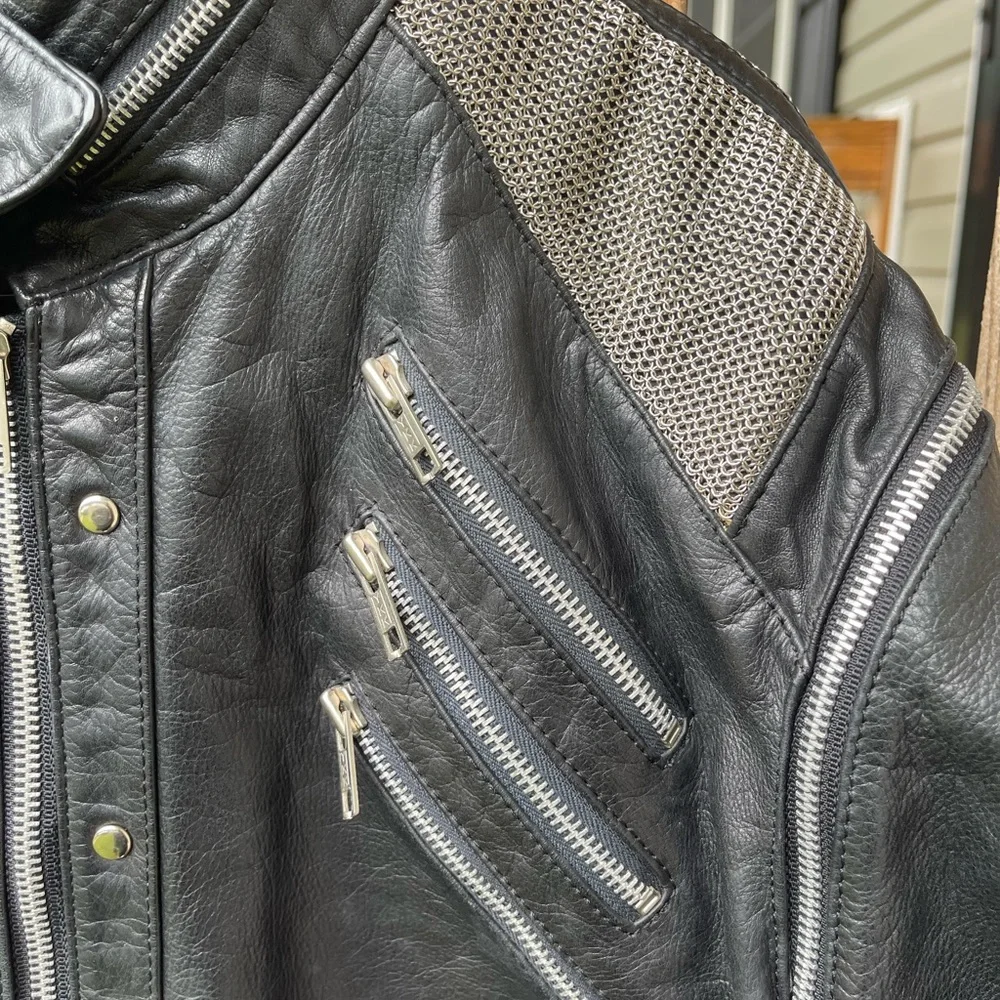 Vintage Micheal Jackson Beat It leather jacket size small - Picture 2 of 8